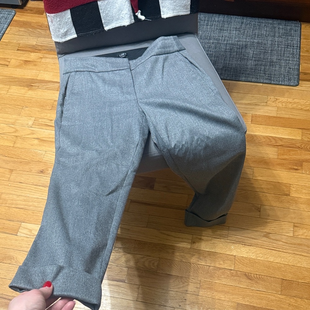 LOFT Women's Classic Gray Dress Pants